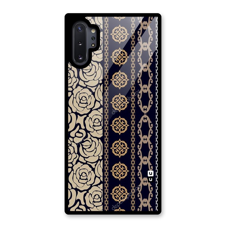 Seamless Pattern Glass Back Case for Galaxy Note 10 Plus