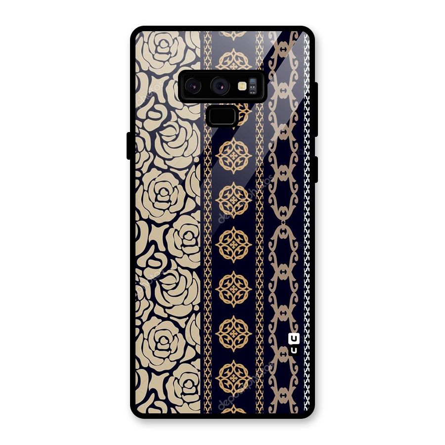 Seamless Pattern Glass Back Case for Galaxy Note 9