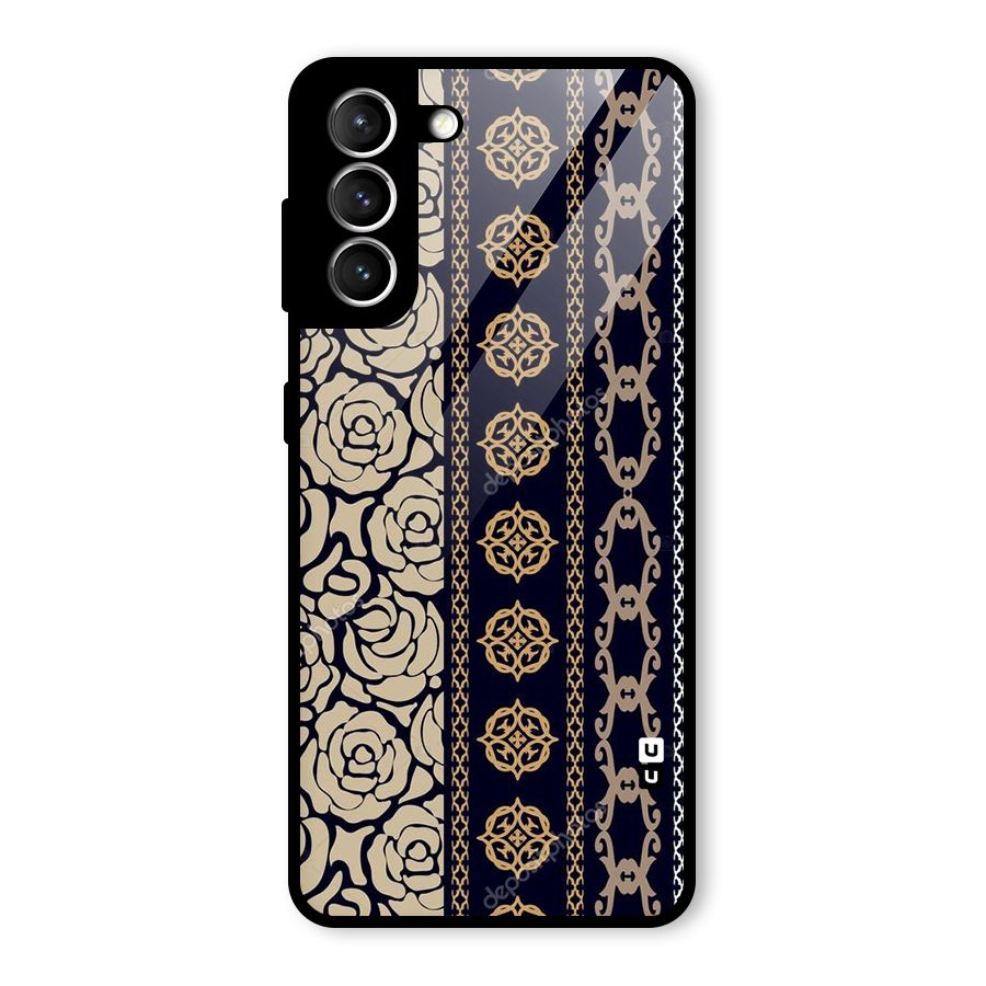 Seamless Pattern Glass Back Case for Galaxy S21 5G
