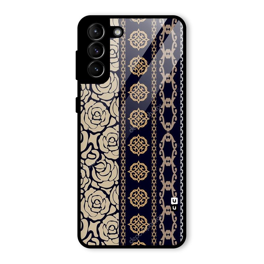 Seamless Pattern Glass Back Case for Galaxy S21 Plus