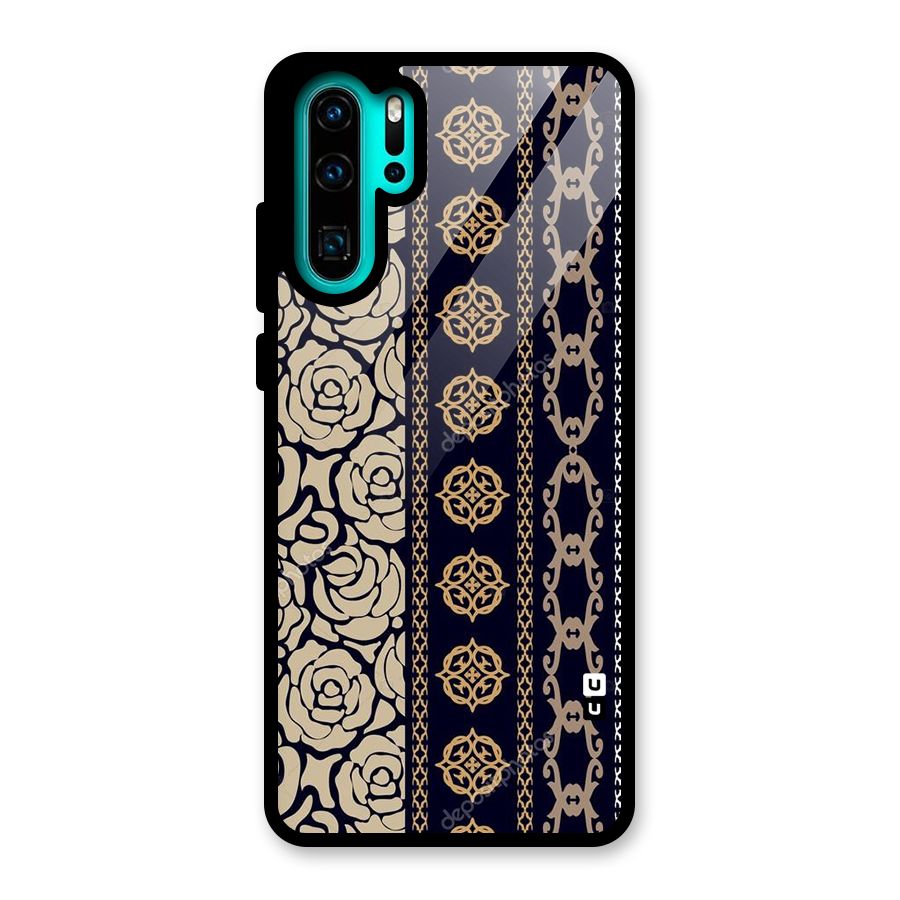 Seamless Pattern Glass Back Case for Huawei P30 Pro