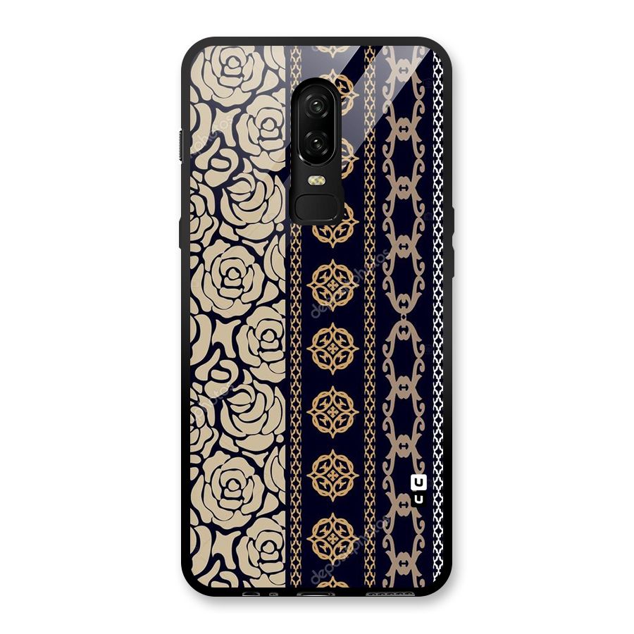 Seamless Pattern Glass Back Case for OnePlus 6