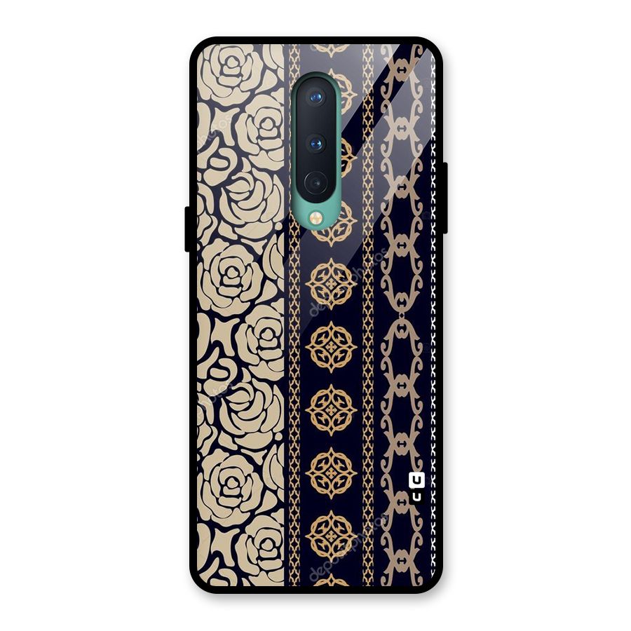 Seamless Pattern Glass Back Case for OnePlus 8