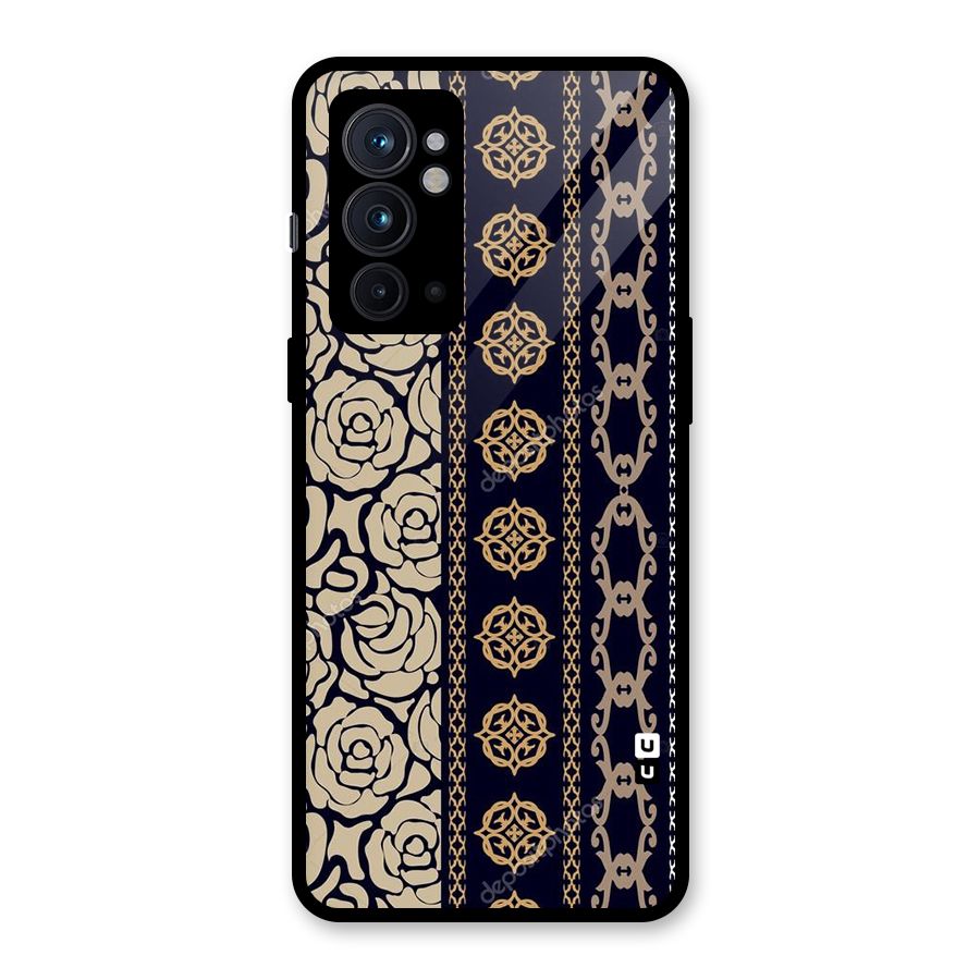 Seamless Pattern Glass Back Case for OnePlus 9RT 5G