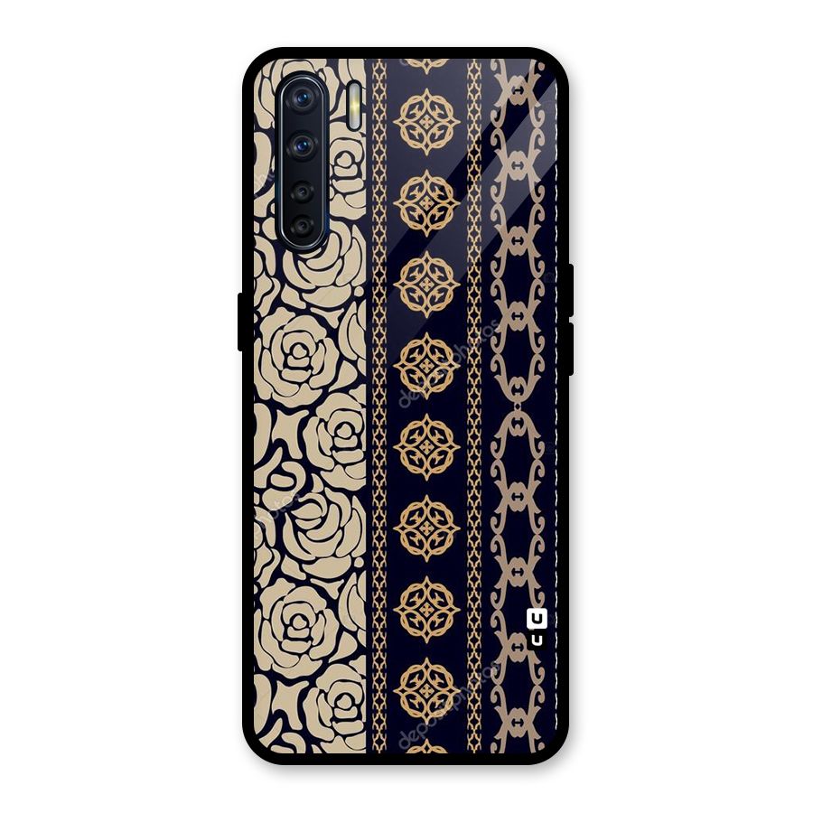 Seamless Pattern Glass Back Case for Oppo F15