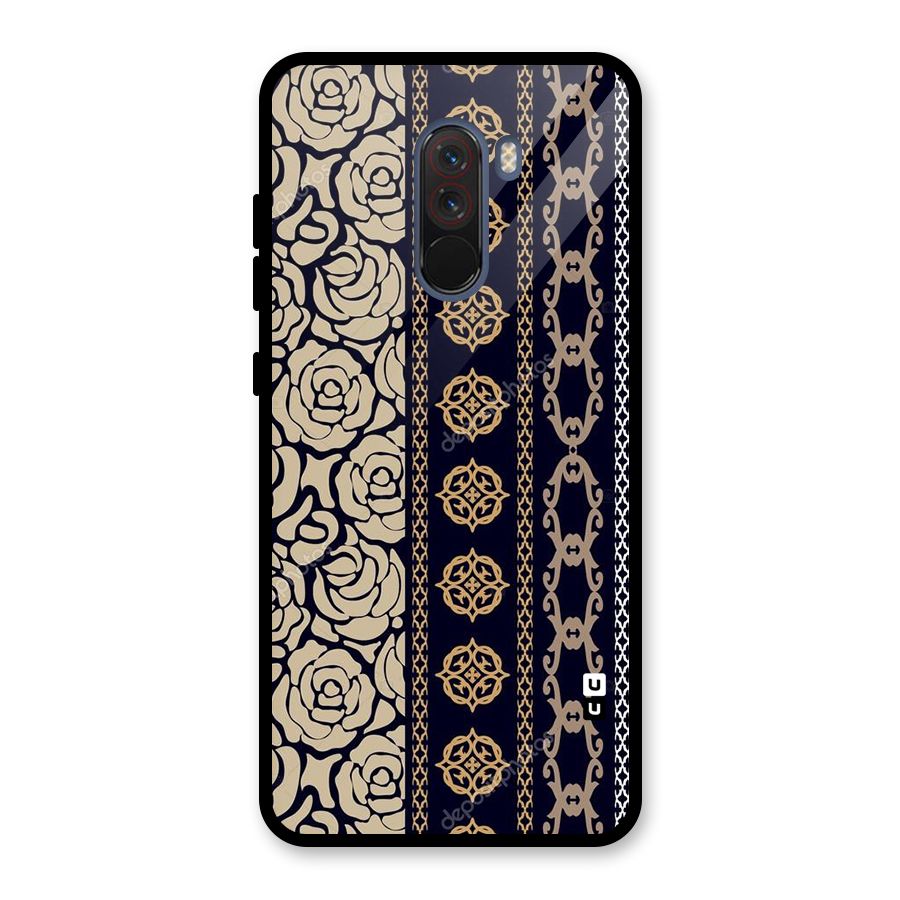 Seamless Pattern Glass Back Case for Poco F1