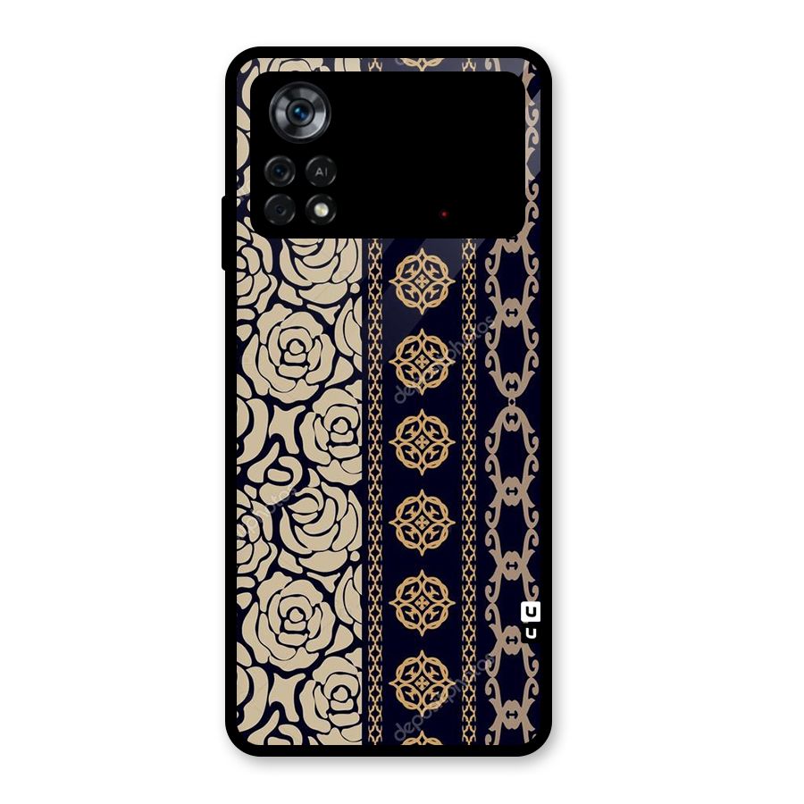 Seamless Pattern Glass Back Case for Poco X4 Pro 5G
