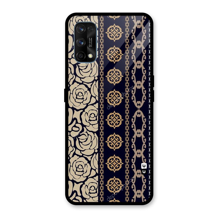 Seamless Pattern Glass Back Case for Realme 7 Pro