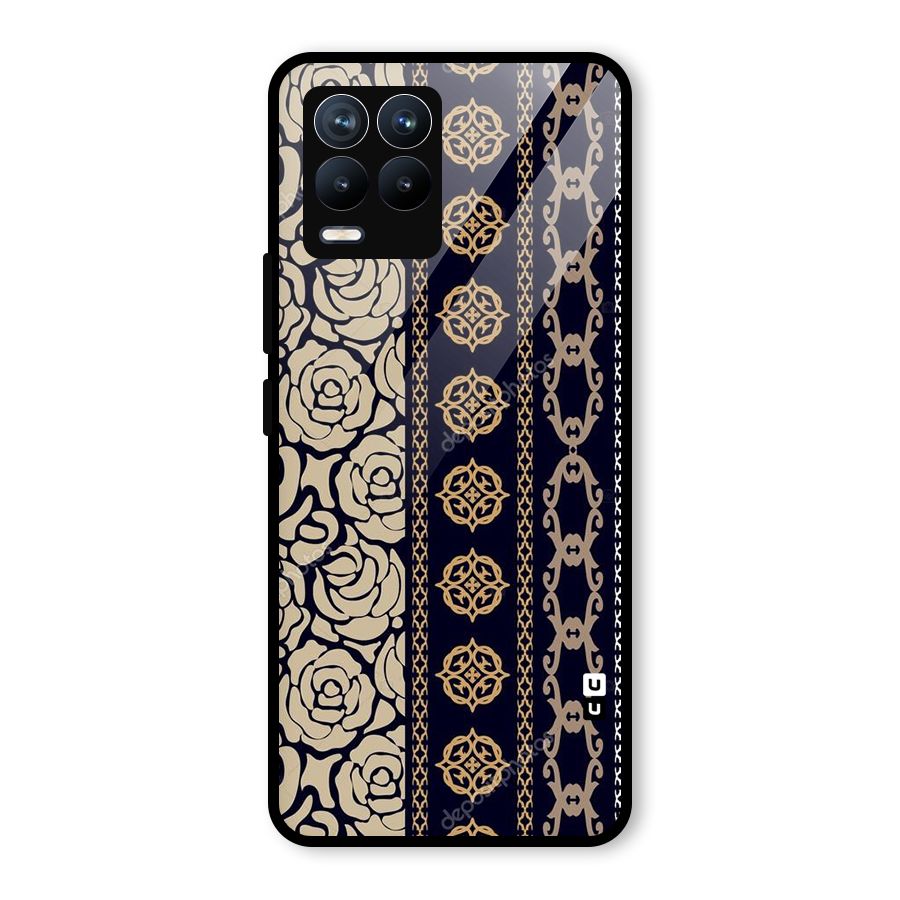 Seamless Pattern Glass Back Case for Realme 8