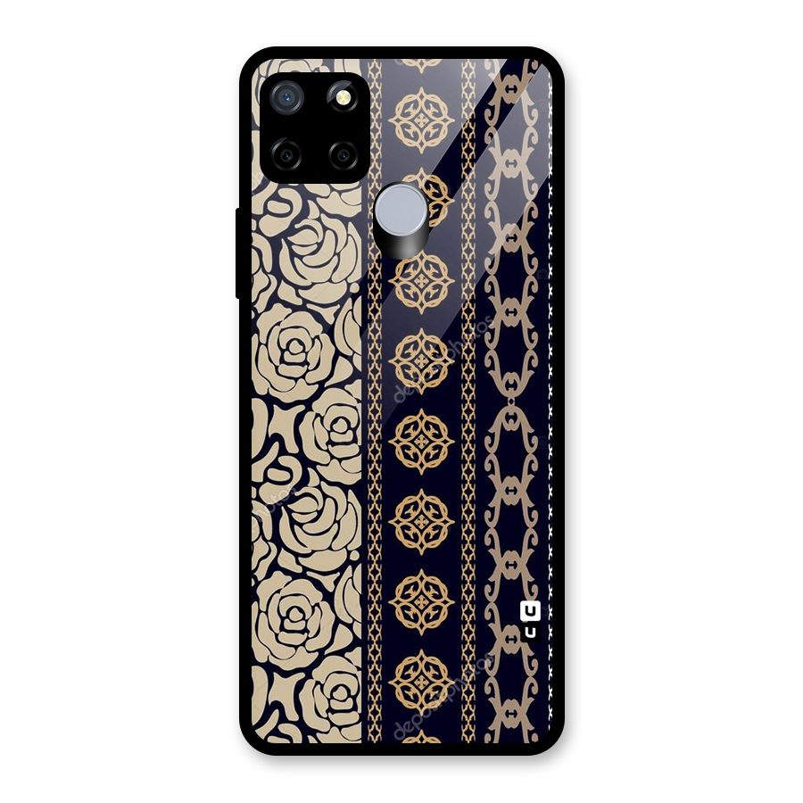 Seamless Pattern Glass Back Case for Realme C12