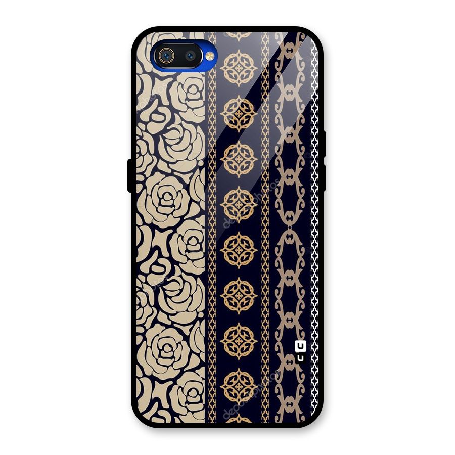 Seamless Pattern Glass Back Case for Realme C2