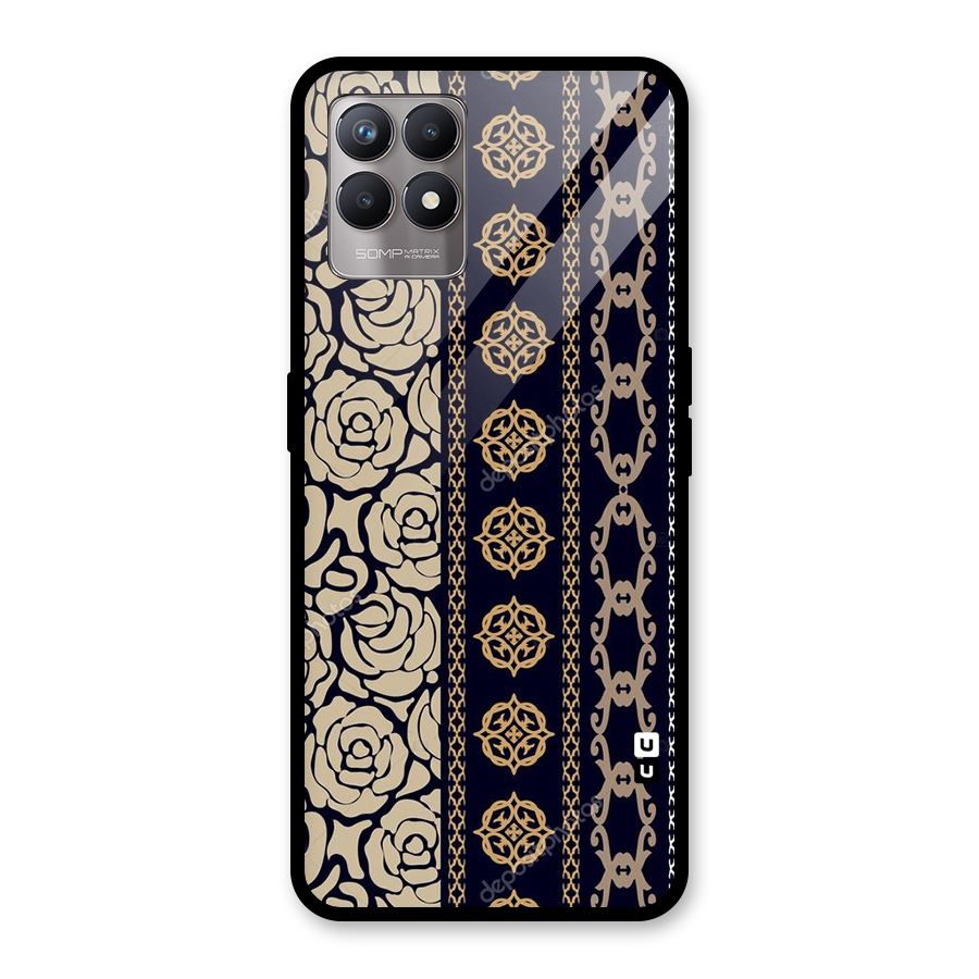 Seamless Pattern Glass Back Case for Realme Narzo 50