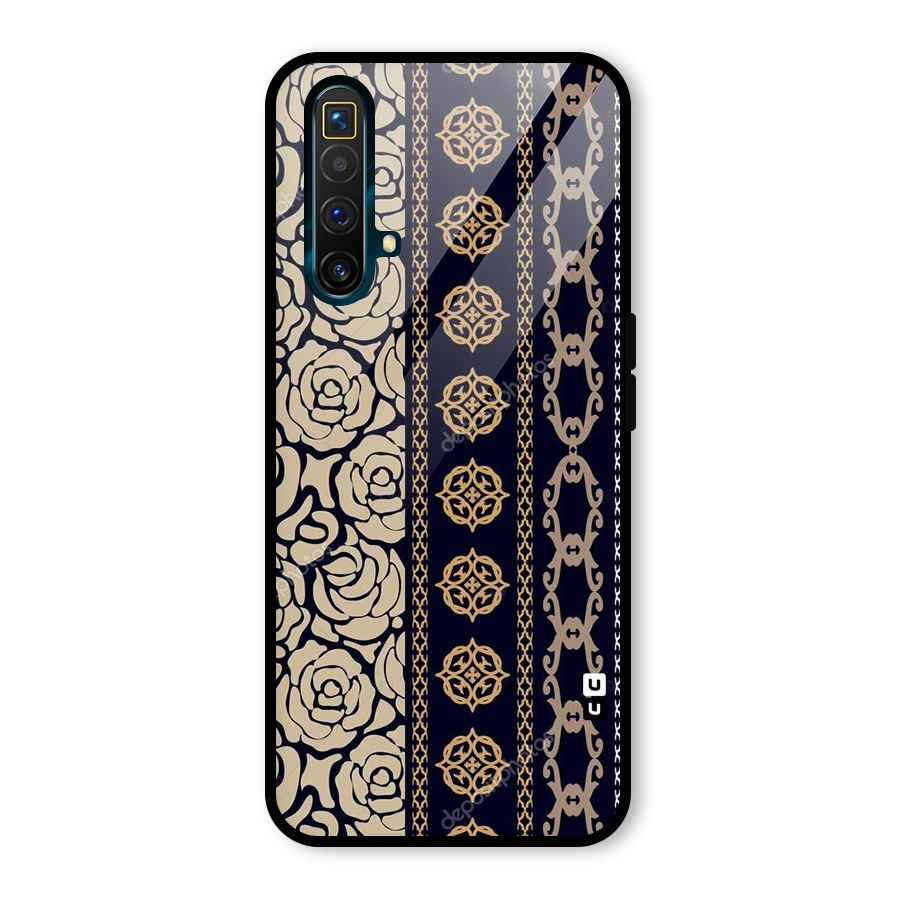 Seamless Pattern Glass Back Case for Realme X3