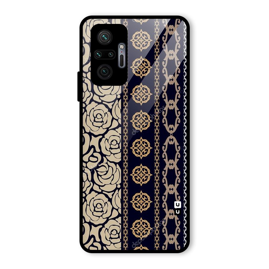 Seamless Pattern Glass Back Case for Redmi Note 10 Pro Max
