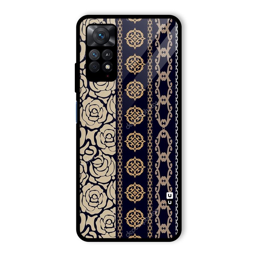 Seamless Pattern Glass Back Case for Redmi Note 11 Pro
