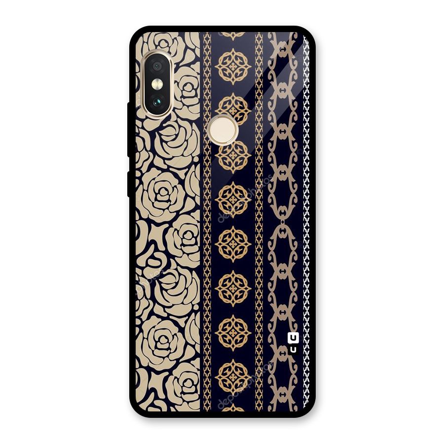 Seamless Pattern Glass Back Case for Redmi Note 5 Pro