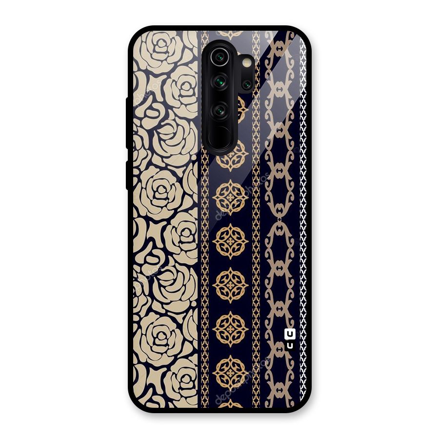 Seamless Pattern Glass Back Case for Redmi Note 8 Pro