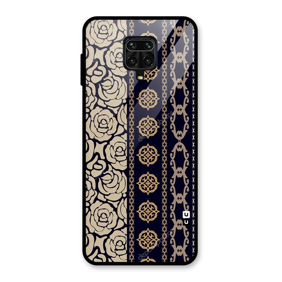 Seamless Pattern Glass Back Case for Redmi Note 9 Pro Max
