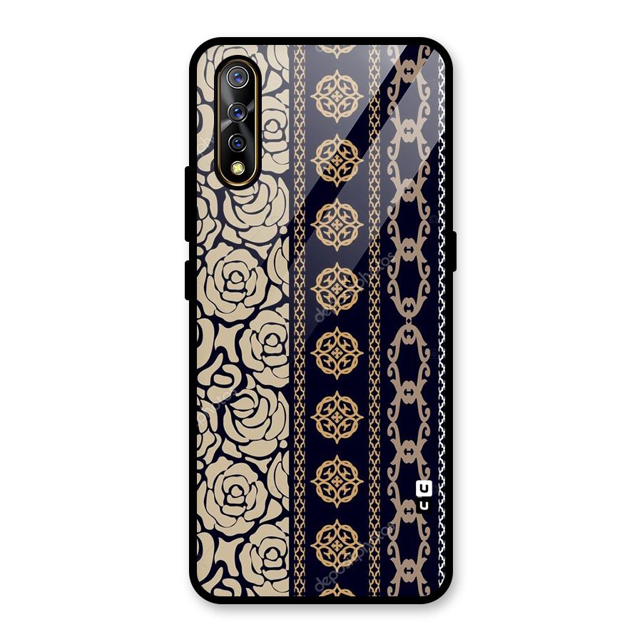 Seamless Pattern Glass Back Case for Vivo S1