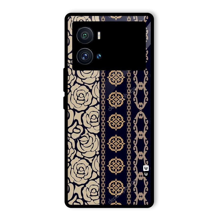 Seamless Pattern Glass Back Case for Vivo iQOO 9 Pro
