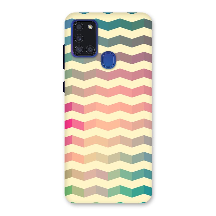 Seamless ZigZag Design Back Case for Galaxy A21s