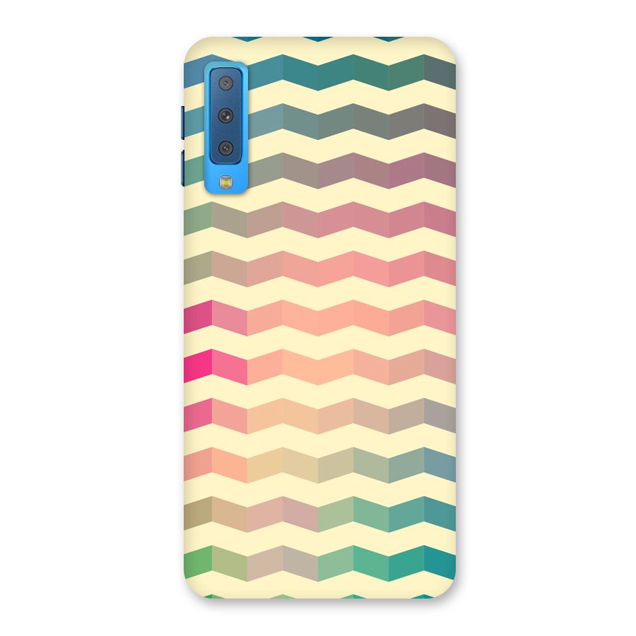 Seamless ZigZag Design Back Case for Galaxy A7 (2018)