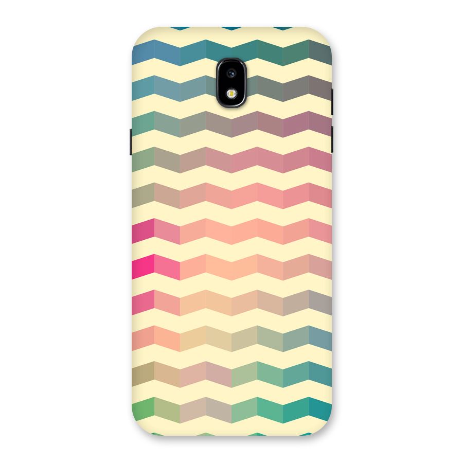 Seamless ZigZag Design Back Case for Galaxy J7 Pro