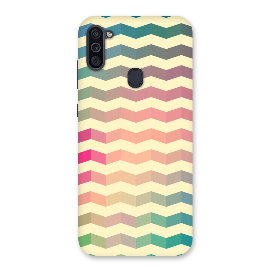Seamless ZigZag Design Back Case for Galaxy M11