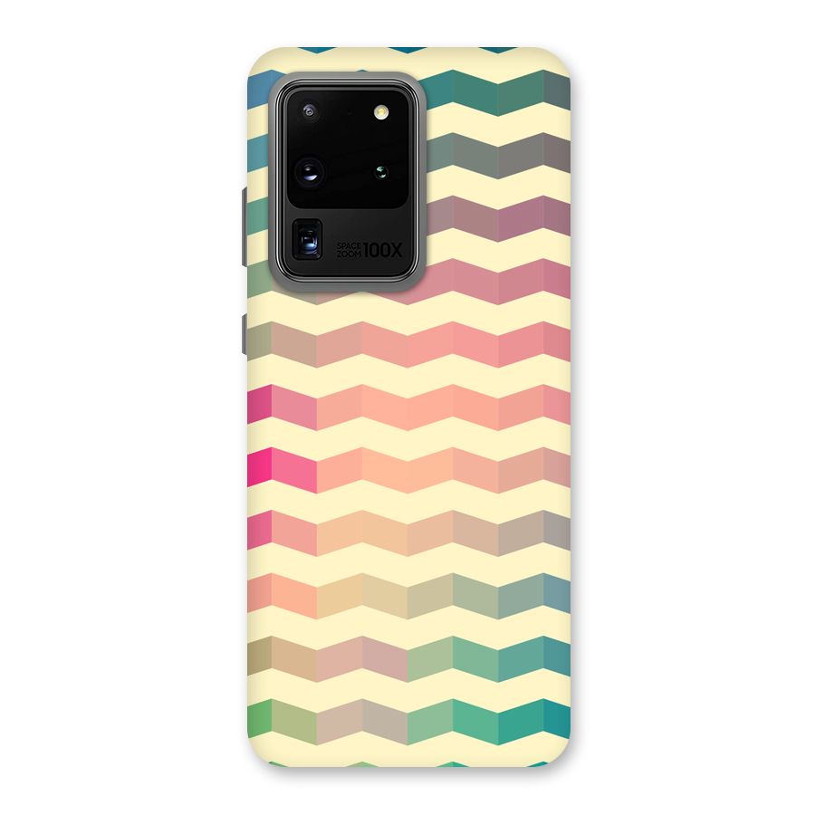Seamless ZigZag Design Back Case for Galaxy S20 Ultra