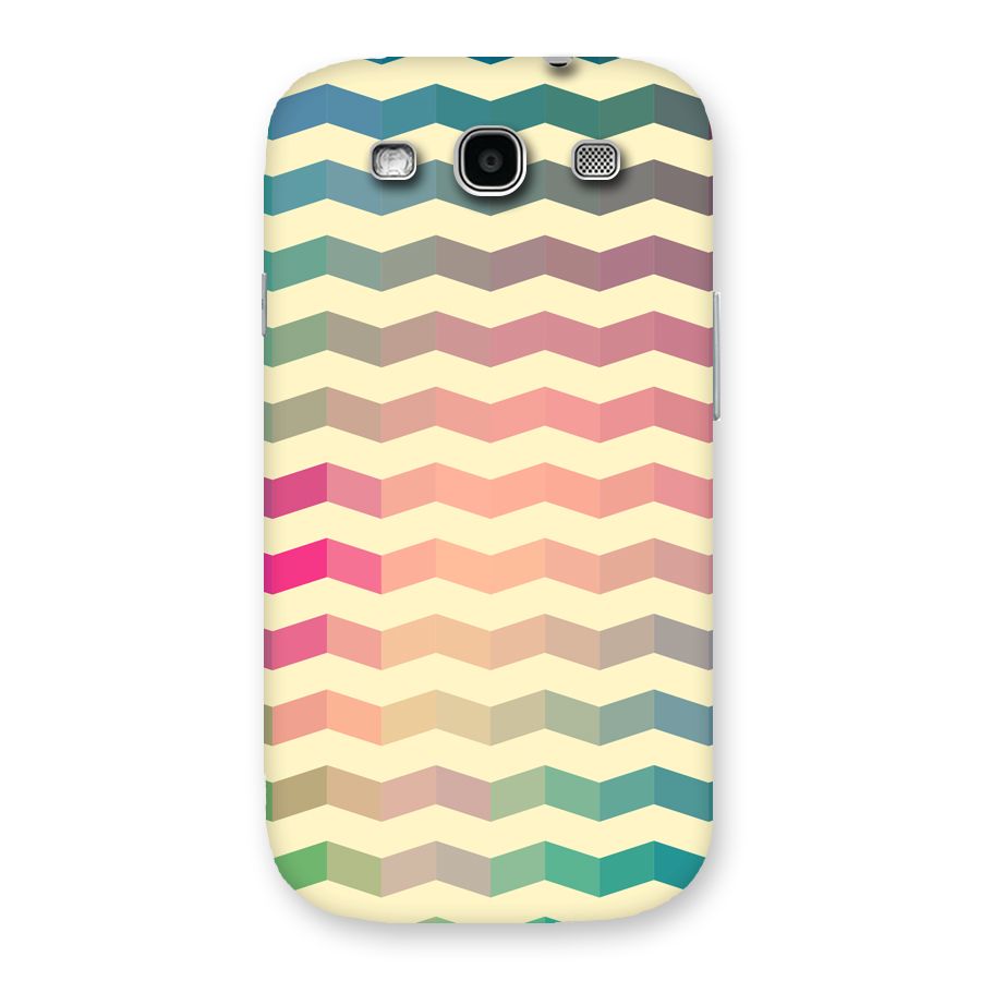 Seamless ZigZag Design Back Case for Galaxy S3