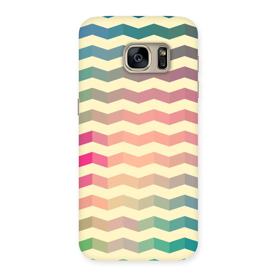 Seamless ZigZag Design Back Case for Galaxy S7