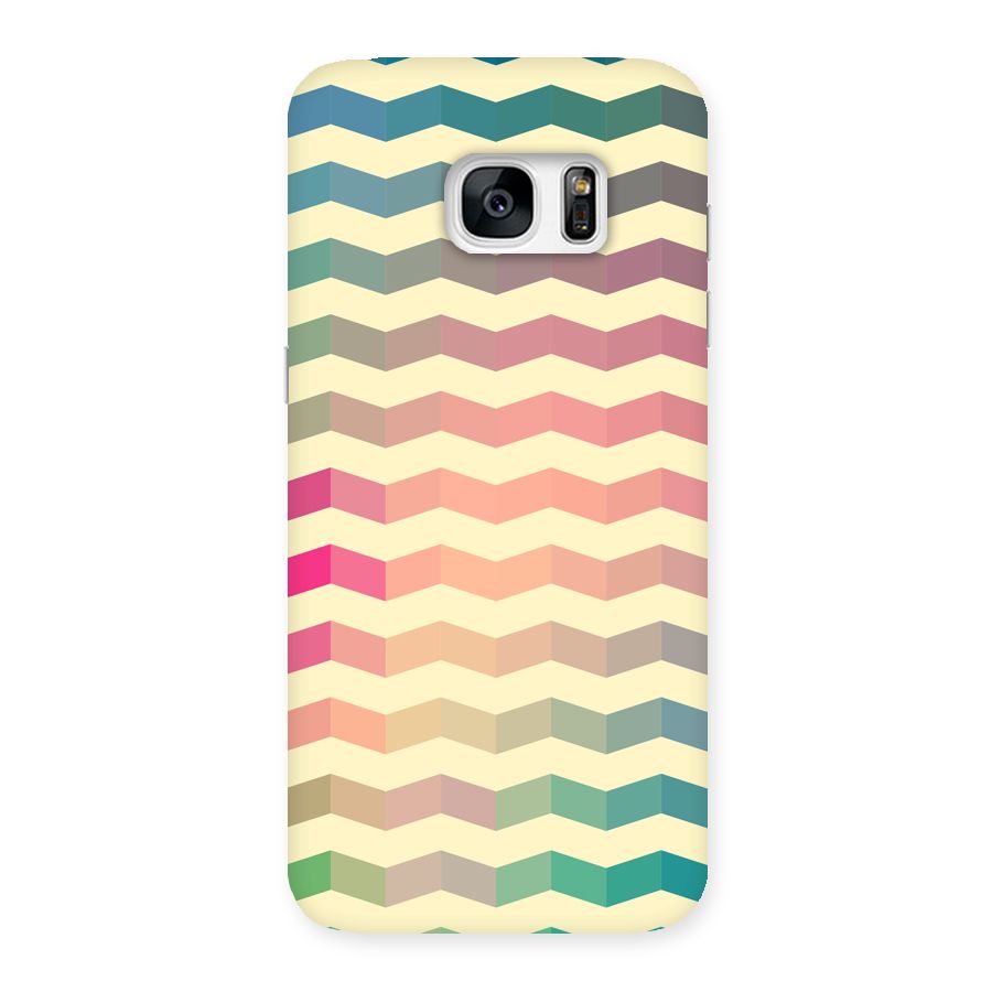 Seamless ZigZag Design Back Case for Galaxy S7 Edge