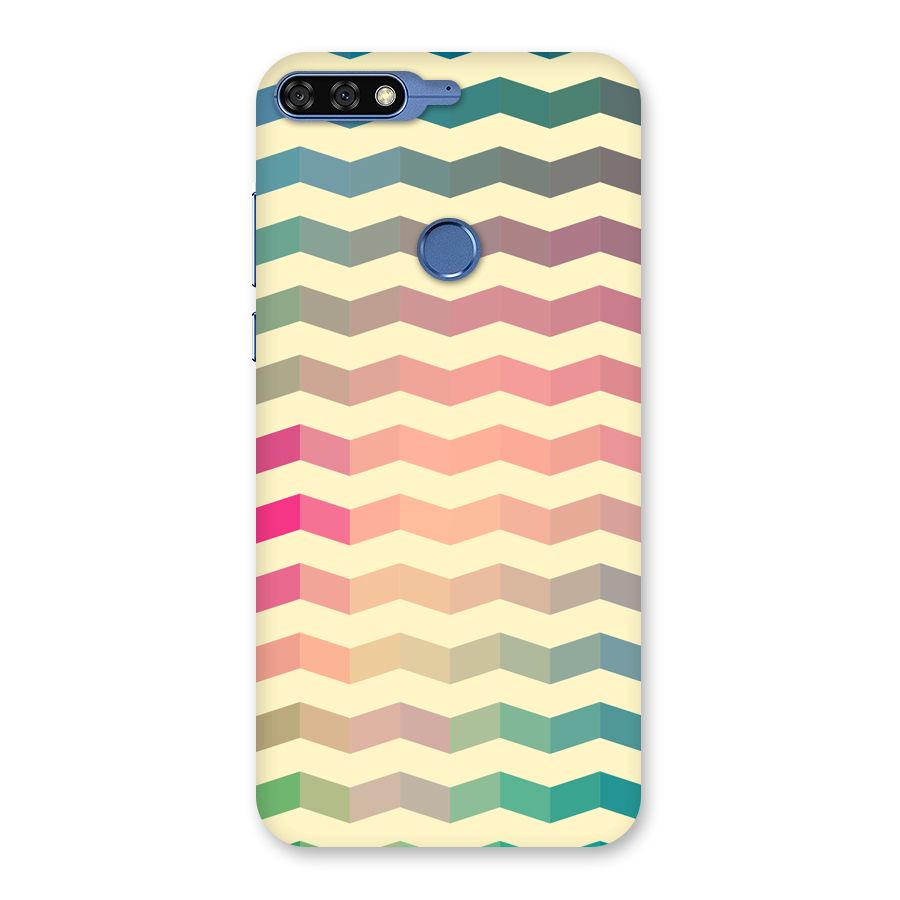 Seamless ZigZag Design Back Case for Honor 7C