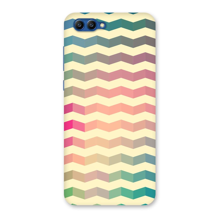 Seamless ZigZag Design Back Case for Honor View 10
