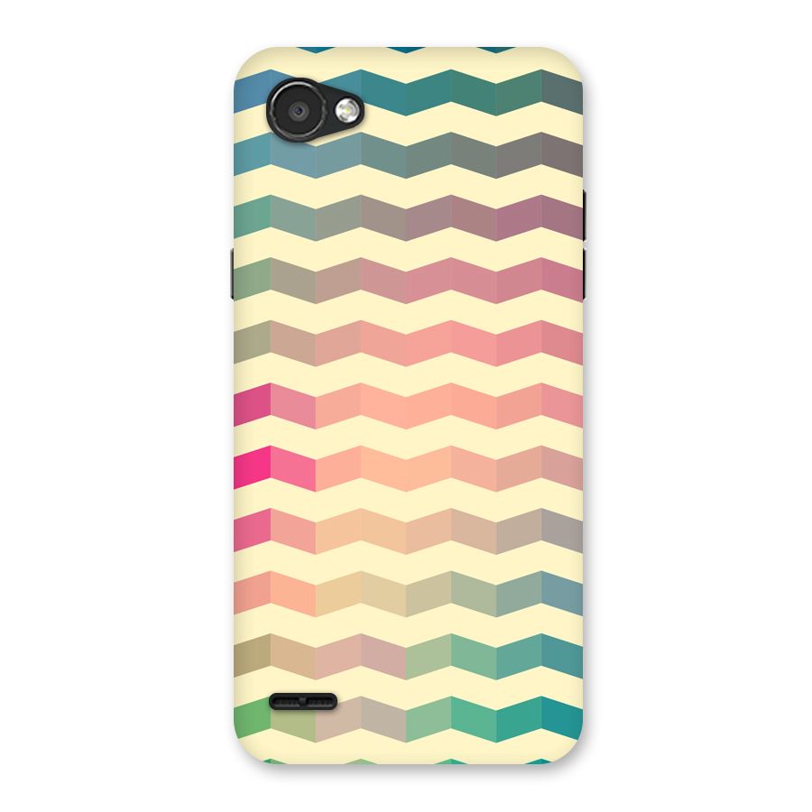 Seamless ZigZag Design Back Case for LG Q6