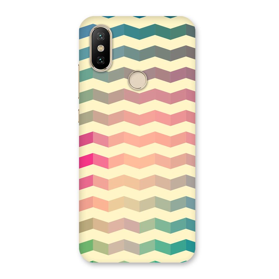 Seamless ZigZag Design Back Case for Mi A2