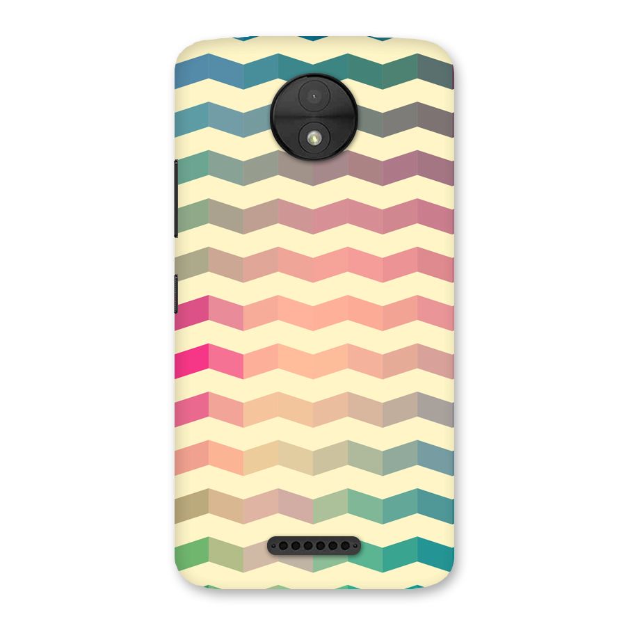 Seamless ZigZag Design Back Case for Moto C