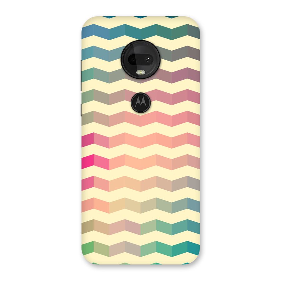 Seamless ZigZag Design Back Case for Moto G7