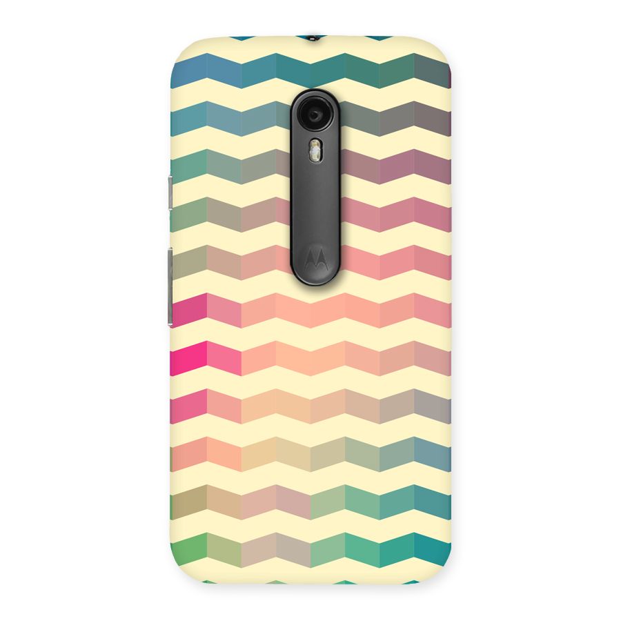 Seamless ZigZag Design Back Case for Moto G Turbo