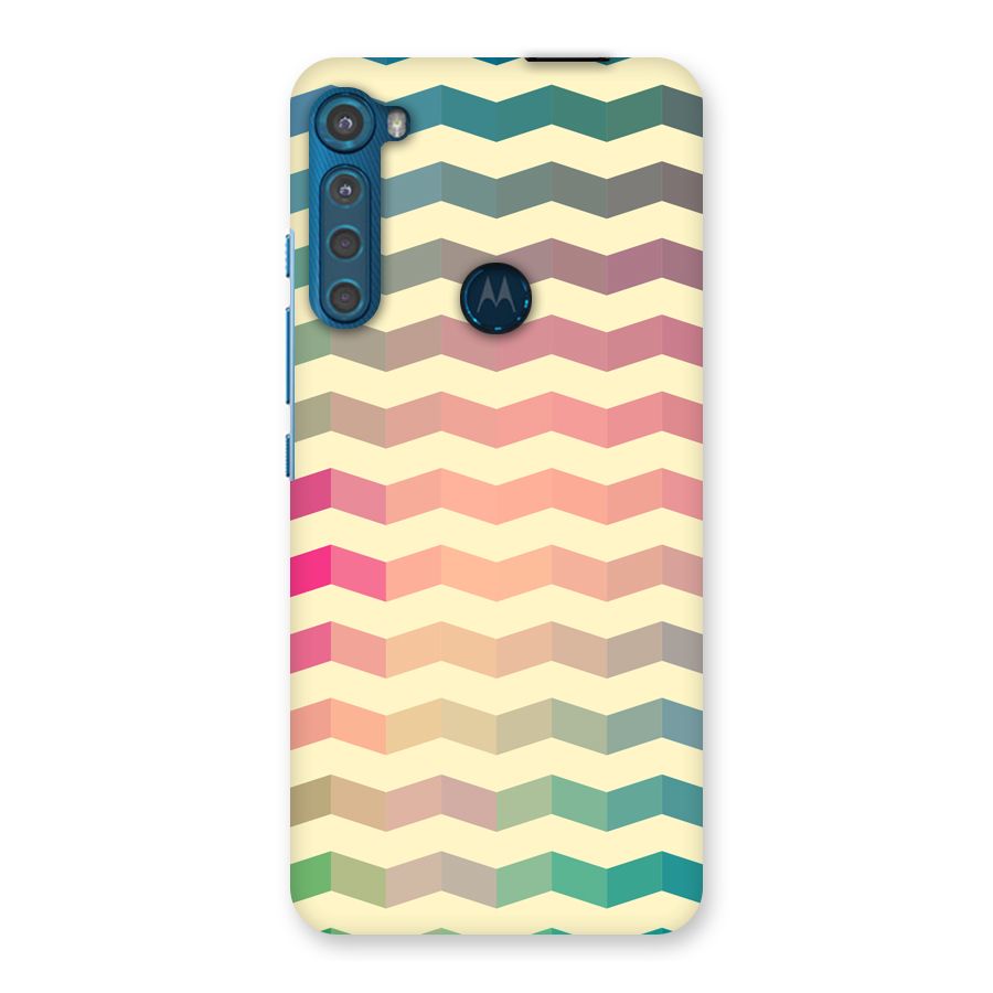 Seamless ZigZag Design Back Case for Motorola One Fusion Plus