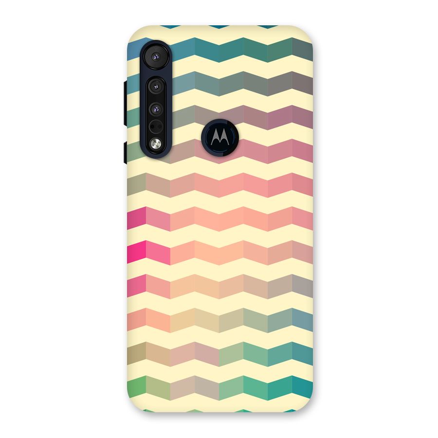 Seamless ZigZag Design Back Case for Motorola One Macro