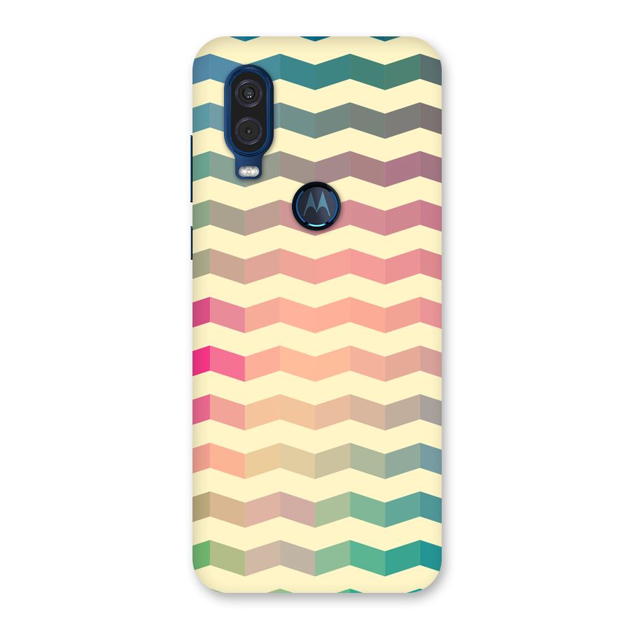 Seamless ZigZag Design Back Case for Motorola One Vision