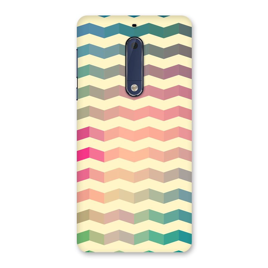 Seamless ZigZag Design Back Case for Nokia 5