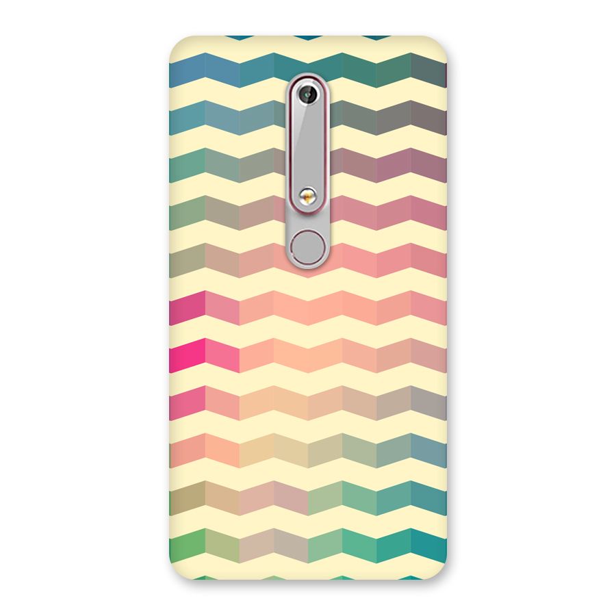 Seamless ZigZag Design Back Case for Nokia 6.1