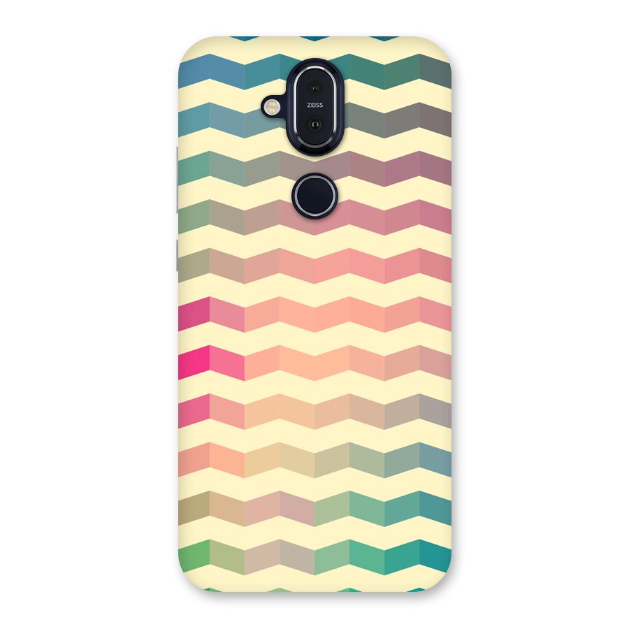 Seamless ZigZag Design Back Case for Nokia 8.1