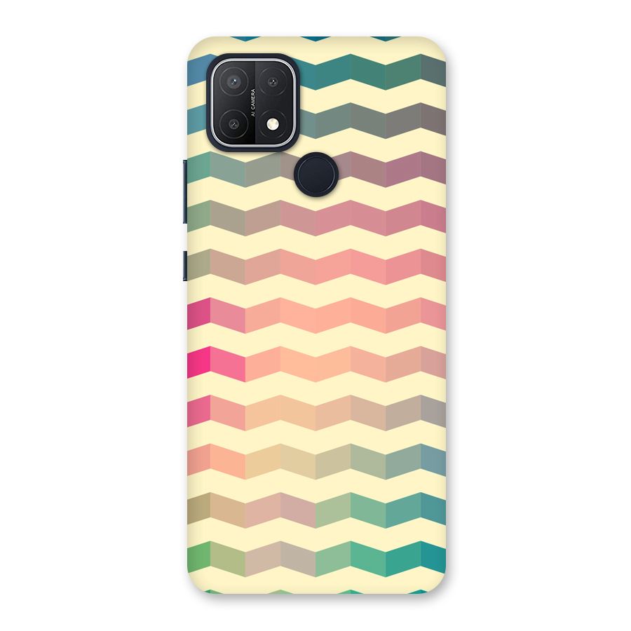 Seamless ZigZag Design Back Case for Oppo A15s