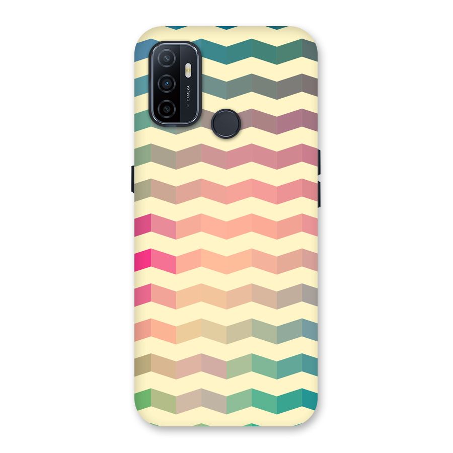 Seamless ZigZag Design Back Case for Oppo A32