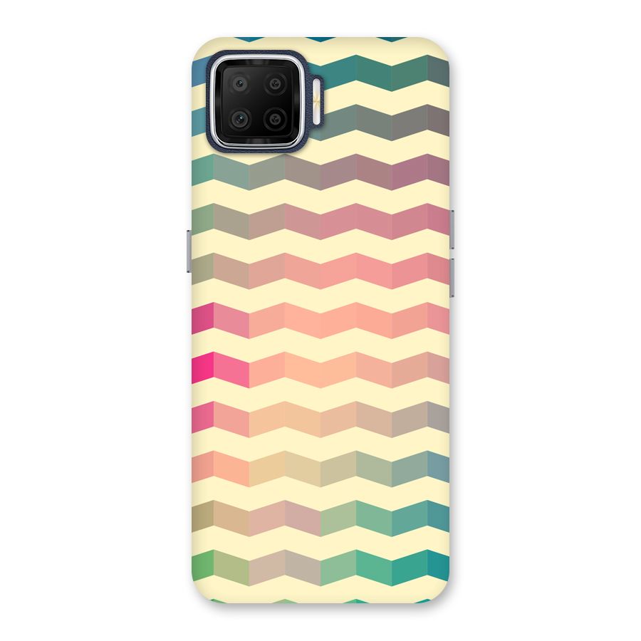 Seamless ZigZag Design Back Case for Oppo F17