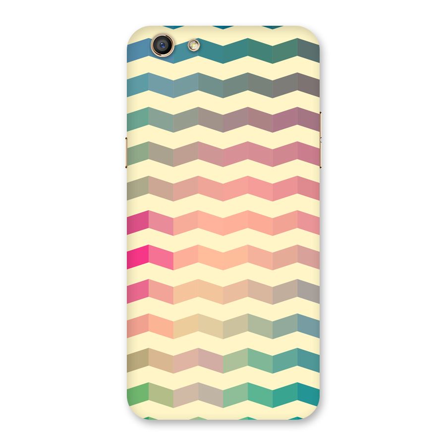 Seamless ZigZag Design Back Case for Oppo F3