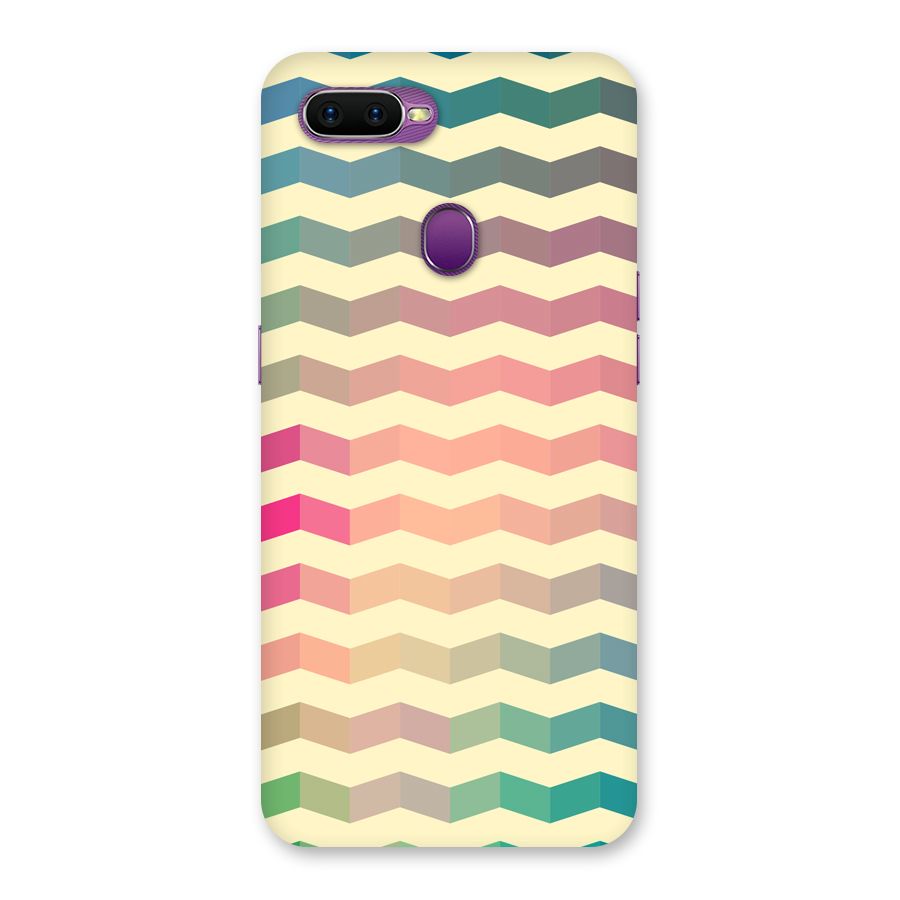 Seamless ZigZag Design Back Case for Oppo F9